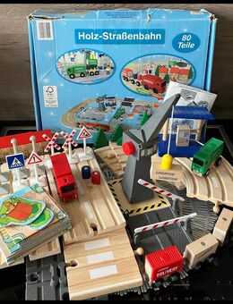 Holzeisenbahn | Schienen | Zug | Kinder | elektrisch |Set 3| Gut - Dresden