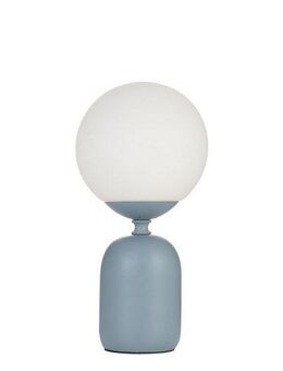 Pauleen Tischleuchte Glowing Charm max 20W Blau/weiß Keramik, ohne Leuchtmittel, E14