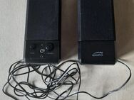 einfache schwarze Stereo Lautsprecher Boxen von speedlink für PC, Kabellänge 1 Meter - Duisburg