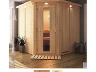 Karibu Sauna Jarin, BxTxH: 210 x 210 x 202 cm, 68 mm, (Set) ohne Ofen