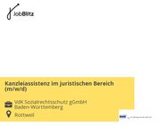 Kanzleiassistenz im juristischen Bereich (m/w/d) - Rottweil