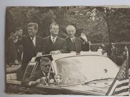 Foto J.F.Kennedy, Willy Brand, Konrad Adenauer 1963 - Frankfurt (Main)