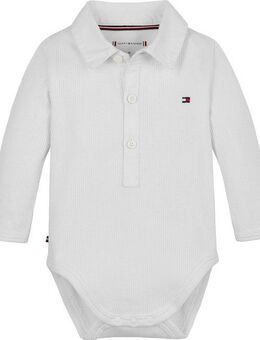 Tommy Hilfiger Langarmbody mit Knöpfen, mit Logostickerei