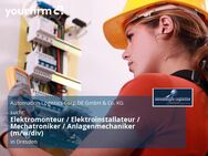 Elektromonteur / Elektroinstallateur / Mechatroniker / Anlagenmechaniker (m/w/div) - Dresden