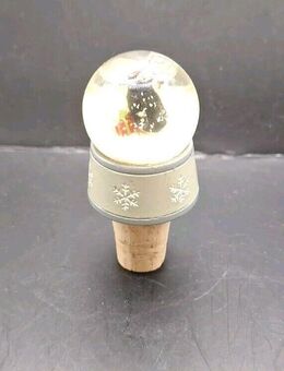 Schneeglocke Pinguin als Flaschenverschluss aus Kork 7,5cm hoch Korken 2cm breit - Essen