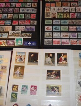 biete Briefmarken-Sammlung, mehrere Alben - Neuenrade