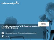 Projektmanager (m/w/d) Arbeitsmarkt und berufliche Bildung - Jülich
