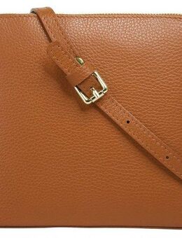 Cluty Umhängetasche, echt Leder, Made in Italy