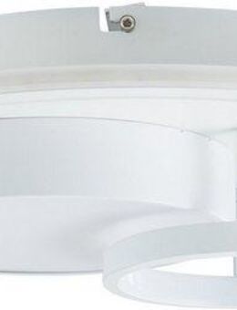 Brilliant LED Deckenleuchte Sigune, Dimmfunktion, LED fest integriert, Ø 40 cm, dimmbar, CCT, 4800 lm, Fernbedienung, Metall, weiß/schwarz