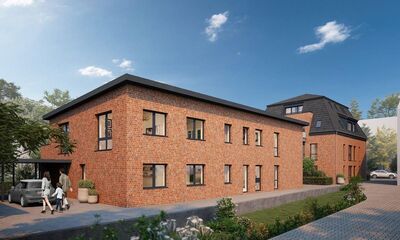 Energieeffizienhaus 40- Osnabrück- Wüste Baustart im April- hier entstehen 11 neue Eigentumswohnungen