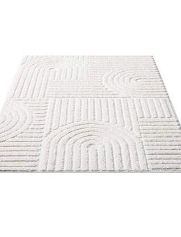 Carpet City Designteppich FOCUS765, rechteckig, Höhe: 20 mm, Boho-Design, Hochtief-Muster/ 3D-Effekt, Skandinavisch, Wohnzimmer