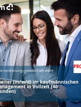 Sachbearbeiter (m/w/d) im kaufmännischen Facility Management in Vollzeit (40 Wochenstunden) - Worms