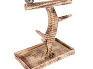 TIAKI Papageienfreisitz aus Holz - L 50,5 x B 29 x H 52 cm