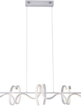 JUST LIGHT LED Pendelleuchte CURLS, Dimmfunktion, Memoryfunktion, LED fest integriert, Warmweiß, LED Hängelampe, LED Hängeleuchte, dimmbar