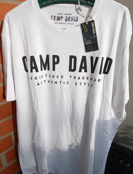 CAMP DAVID Logo T-Shirt Gr. 3XL+4XL WEISS TOP NEUWARE OHZ Versand mög - Osterholz-Scharmbeck