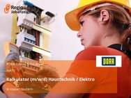 Kalkulator (m/w/d) Haustechnik / Elektro - Kaiserslautern