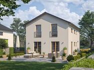 Nutzen Sie den KFW 300 o. 297, bezugsfertiges Haus (CLOU 140.1 (wie Abb.) ) incl. Grundstück zzgl. Bau- u. Nebenkosten - Graben