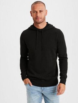 H.I.S Strickpullover mit Kapuze, Regular Fit, Pullover mit Rundhals, Feinstrick, Baumwollmischung