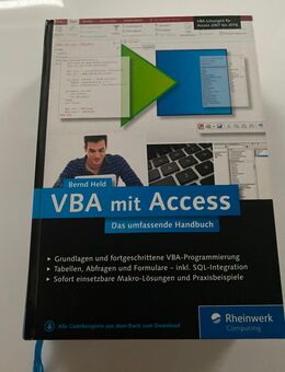 VBA mit Access: Das umfassende Handbuch mit VBA-Lösungen für Access 2007 bis Access 2016. Inkl. Makro-Lösungen und Praxisbeispielen ISBN 9783836242868 - Albstadt