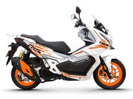 125ccm Neuer 15 PS 125er Roller FK12-TA 125 ABS weiß/orange - Obersulm