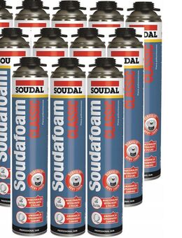 12x Montageschaum Soudal Soudafoam Classic 750 ml Bauschaum 118685 - Wuppertal