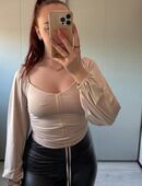 Oberteil Shirt Rücken halb frei Sexy in 50667