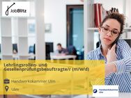 Lehrlingsrollen- und Gesellenprüfungsbeauftragte/r (m/w/d) - Ulm