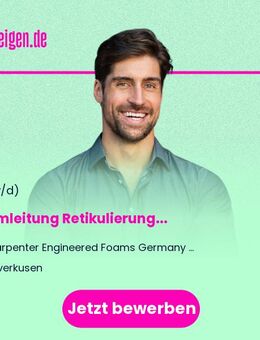 Teamleitung Retikulierung (m/w/d) - Leverkusen