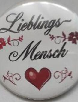 Flaschenöffner-Button Lieblingsmensch Ø 59cm, magnetisch - Osterode (Harz)