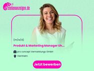 (Junior-) Produkt & Marketing Manager Uhren & Schmuck (m/w/d) - Viernheim