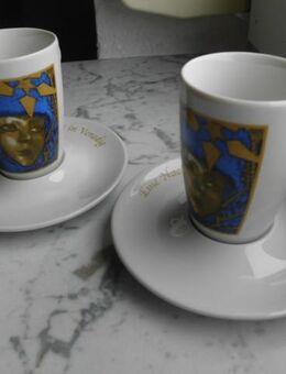 2 Espressotassen Eine Nacht in Venedig Annaburg Porzellan Tassen Mokkatassen zus. 4,- - Flensburg