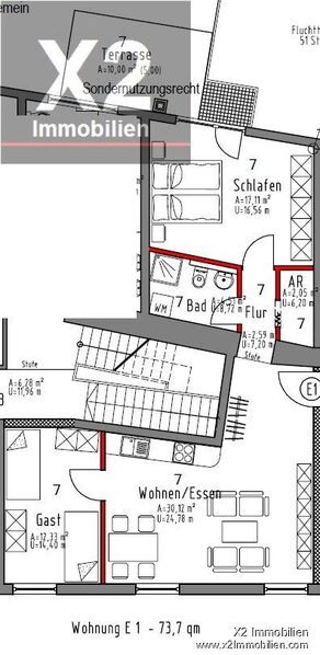 Tolle Eigentumswohnung mit Terrasse zu verkaufen