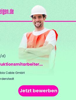 Produktionsmitarbeiter (m/w/d) - Norderstedt