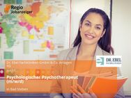 Psychologischer Psychotherapeut (m/w/d) - Bad Steben