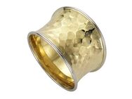Fascination by Ellen K. Fingerring 333 Gold zweifarbig diamantiert