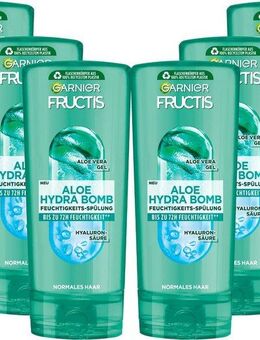 GARNIER Haarspülung Garnier Fructis Aloe Hydra Bomb Spülung, Set, 6-tlg., Für geschmeidiges Haar