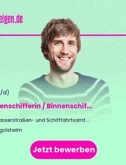 Binnenschifferin / Binnenschiffer (m/w/d) oder Bootsfrau / Bootsmann (m/w/d) - Eggolsheim