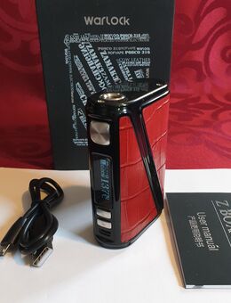 Warlock Z Box 233, neuwertig. Leider muss ich meine private Sammlung verkleinern🫣🤔🙂. E-Zigarette, Akkuträger, Mod Box, Vape. - Bühl