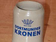 Dortmunder Kronen Bierkrug Steingut Steinzeug Keramik 0,5 l neuwertig - Borken
