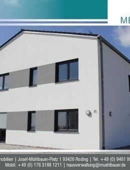 Neubau!!! 3-Zimmer-Wohnung I Modernes Leben in grüner Landschaft - Roding