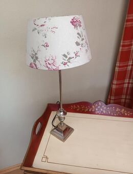 Lampe mit Blumenstoff - Coburg