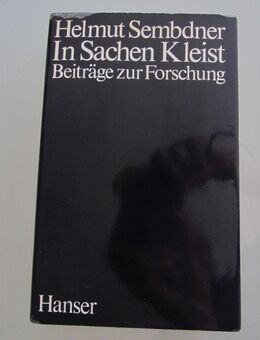 H. Sembdner: In Sachen Kleist : Beiträge zur Forschung - Münster