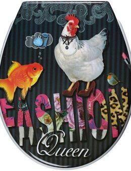 ADOB WC-Sitz Fashion Queen, Absenkautomatik, zur Reinigung abnehmbar