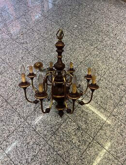 Lampe, Deckenlampe, Kronleuchter mit 8 Flammen Antik - Überlingen Zentrum