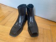 Ted Baker London | Square Toe Derby Boots | schwarz | Größe EU 44 / UK 10 | made in Italy - München Neuhausen-Nymphenburg