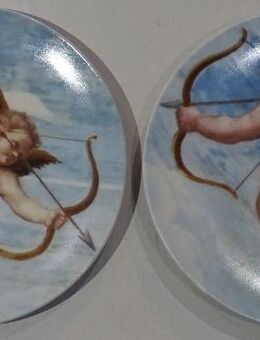 Limoges Wandteller Zierteller cherubini di Galatea Raffaelo D 15cm - Spraitbach