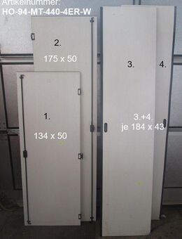 Hobby Möbeltüren weiß 4er-Set (aus Hobby 440 classic BJ94) gebr. - Schotten Zentrum
