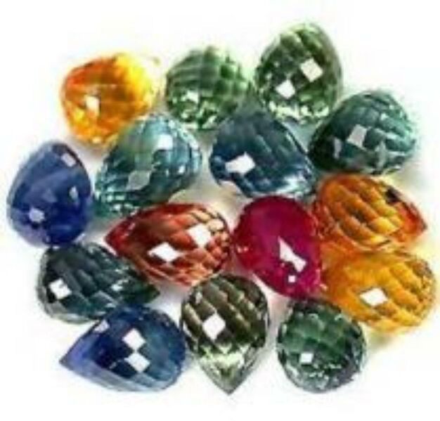 5,59 ct - Augenreines Lot Saphir Brioletten - nicht gebohrt - Neubrandenburg