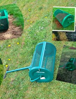 Landzie Kompostwalze mieten Topdressing Walze Kompoststreuer - Fridolfing