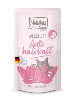 MjAMjAM Wellness 12 x 125 g - Anti Hairball - Rind